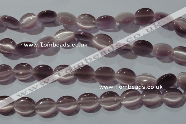 CCT693 15 inches 10*12mm oval cats eye beads wholesale