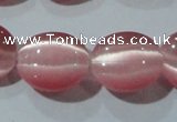 CCT694 15 inches 10*12mm oval cats eye beads wholesale