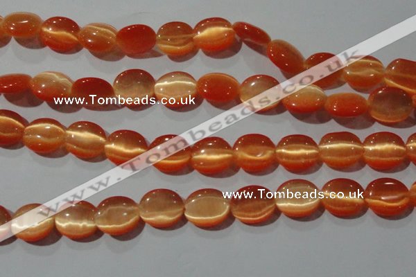 CCT695 15 inches 10*12mm oval cats eye beads wholesale