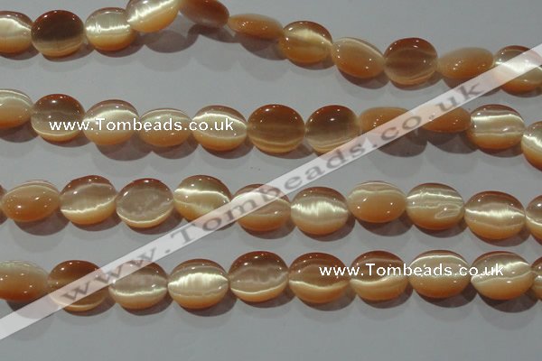 CCT696 15 inches 10*12mm oval cats eye beads wholesale