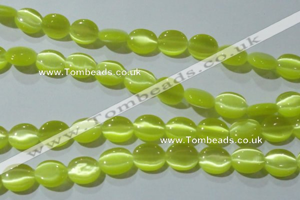 CCT698 15 inches 10*12mm oval cats eye beads wholesale