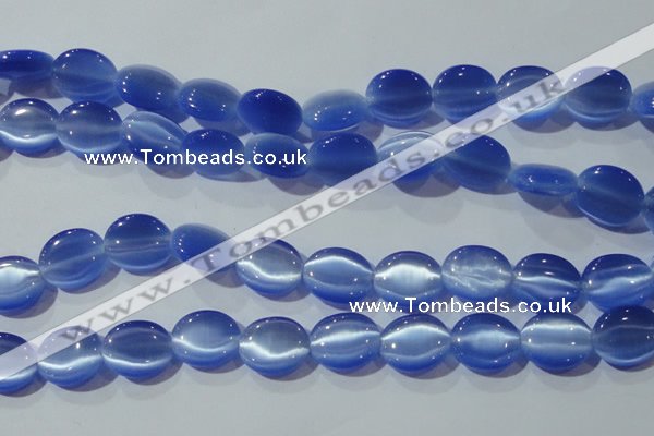 CCT702 15 inches 10*12mm oval cats eye beads wholesale