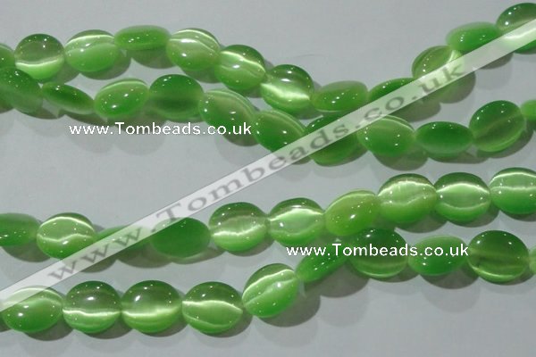 CCT704 15 inches 10*12mm oval cats eye beads wholesale