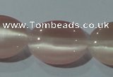 CCT724 15 inches 10*14mm oval cats eye beads wholesale