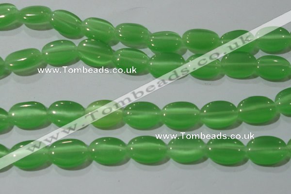 CCT727 15 inches 10*14mm oval cats eye beads wholesale