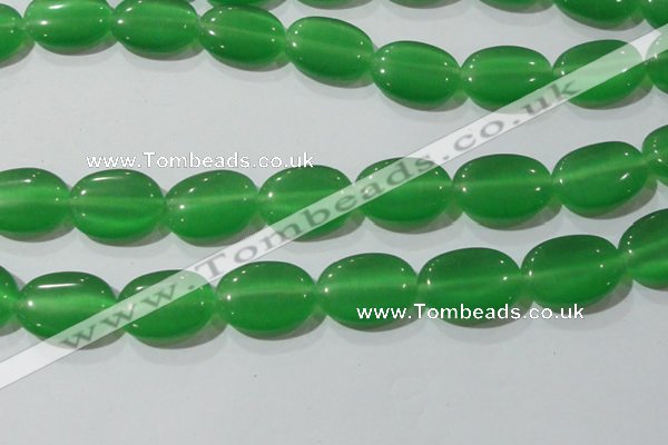 CCT728 15 inches 10*14mm oval cats eye beads wholesale