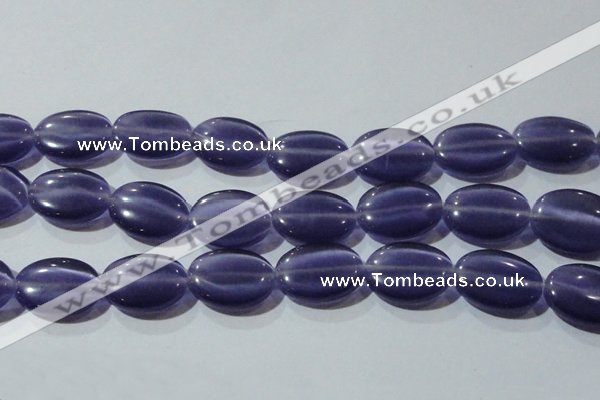 CCT731 15 inches 10*14mm oval cats eye beads wholesale