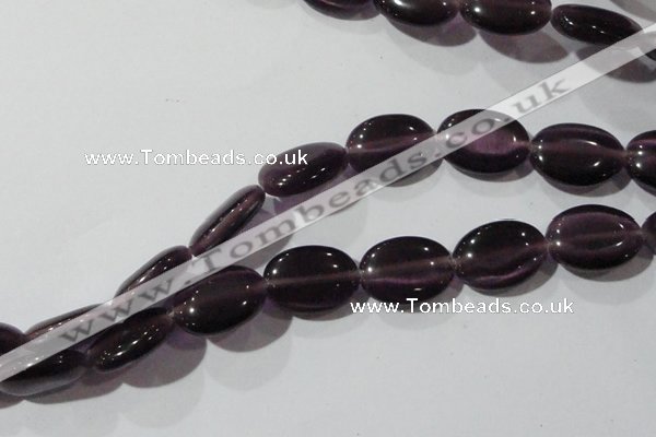 CCT733 15 inches 10*14mm oval cats eye beads wholesale