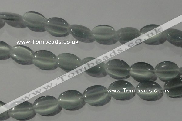 CCT750 15 inches 11*15mm oval cats eye beads wholesale