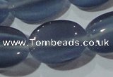 CCT751 15 inches 11*15mm oval cats eye beads wholesale