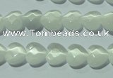 CCT960 15 inches 10*10mm faceted heart cats eye beads wholesale