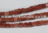 CCU06 15.5 inches 4*4mm cube goldstone beads wholesale