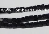 CCU07 15.5 inches 4*4mm cube blue goldstone beads wholesale