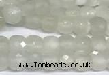 CCU1001 15 inches 4mm faceted cube moonstone beads