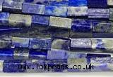 CCU1111 15 inches 2*4mm cuboid lapis lazuli beads