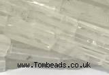 CCU1131 15 inches 4*13mm cuboid white crystal beads