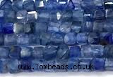 CCU1335 15 inches 2.5mm faceted cube kyanite beads