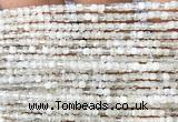 CCU1629 15 inches 2.5mm faceted cube white moonstone beads