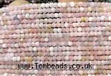 CCU1640 15 inches 2.5mm faceted cube morganite gemstone beads