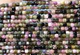 CCU1642 15 inches 2.5mm faceted cube tourmaline gemstone beads