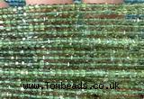 CCU1652 15 inches 2.5mm faceted cube green apatite beads