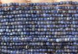 CCU1678 15 inches 2.5mm faceted cube sapphire gemstone beads