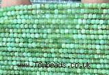 CCU1687 15 inches 2.5mm faceted cube Australia chrysoprase beads