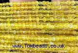 CCU1698 15 inches 2.5mm faceted cube yellow agate beads