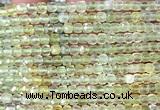 CCU1815 15 inches 4mm faceted cube prehnite gemstone beads