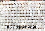 CCU1826 15 inches 4mm faceted cube white moonstone beads