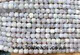 CCU1885 15 inches 4mm faceted cube blue lace agate beads