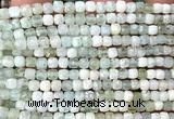 CCU1892 15 inches 4mm faceted cube New jade beads wholesale