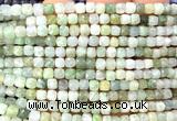 CCU1896 15 inches 4mm faceted cube jade gemstone beads