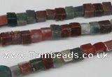 CCU26 15.5 inches 5*5mm cube Indian agate beads wholesale