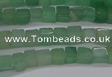 CCU307 15.5 inches 4*4mm cube green aventurine beads wholesale