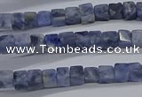 CCU314 15.5 inches 4*4mm cube sodalite beads wholesale