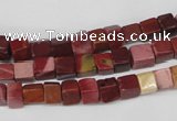 CCU35 15.5 inches 5*5mm cube mookaite beads wholesale
