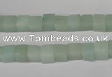 CCU40 15.5 inches 6*6mm cube amazonite beads wholesale