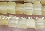 CCU450 15.5 inches 4*4mm cube yellow aventurine beads wholesale