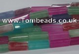 CCU515 15.5 inches 4*13mm cuboid mixed quartz beads wholesale