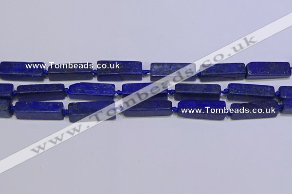 CCU620 15.5 inches 8*20mm - 10*30mm cuboid lapis lazuli beads