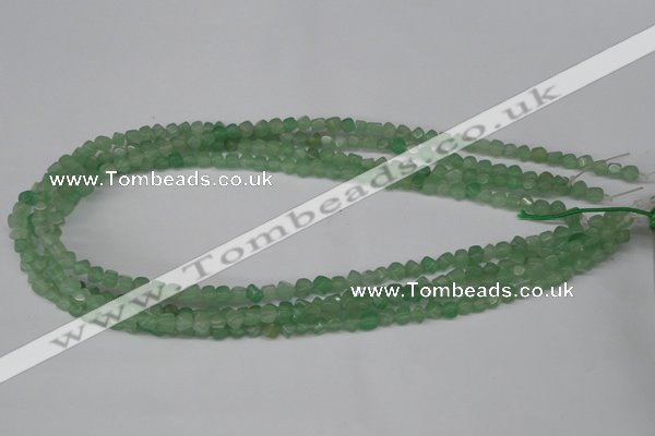 CCU91 15.5 inches 4*4mm cube green aventurine beads wholesale