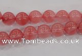 CCY102 15.5 inches 8mm round cherry quartz beads wholesale