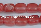 CCY152 15.5 inches 11*15mm cuboid cherry quartz beads wholesale