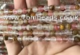 CCY631 15.5 inches 6mm round volcano cherry quartz beads wholesale