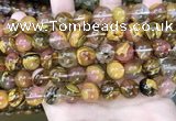 CCY644 15.5 inches 12mm round volcano cherry quartz beads