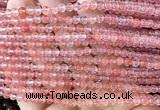 CCY680 15 inches 4mm round cherry quartz beads wholesale
