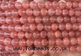 CCY682 15 inches 8mm round cherry quartz beads wholesale