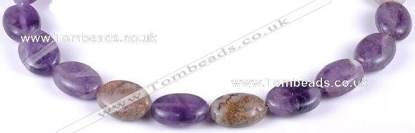 CDA01 13*18mm oval dogtooth amethyst quartz beads Wholesale