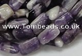 CDA05 15.5 inches 8*12mm rectangle dogtooth amethyst quartz beads